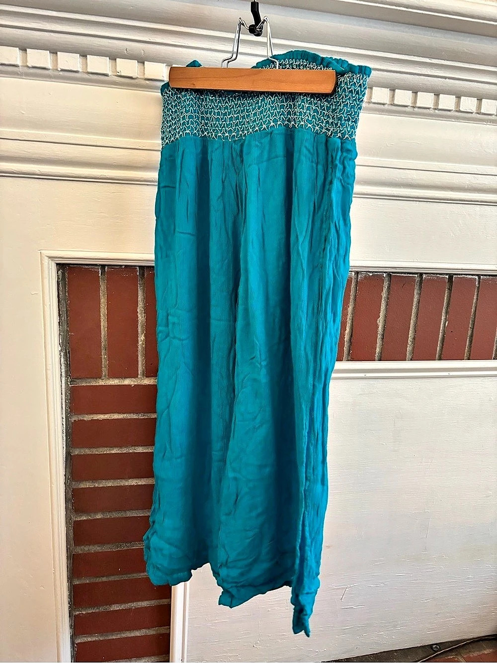 Gypsy Blu Wide Leg Beach Pants Size XL